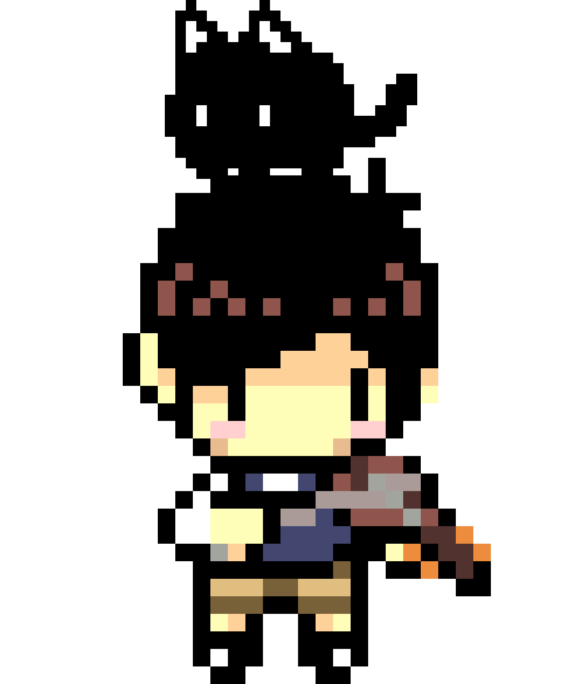Omori playing the violin